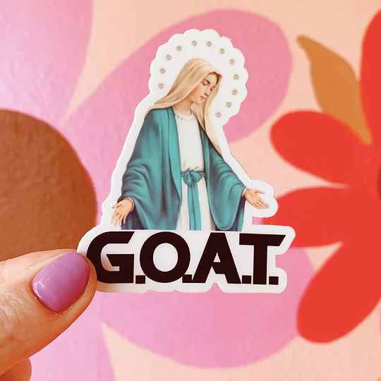 Mary G.O.A.T. Sticker