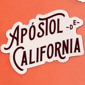Apostol De California Sticker